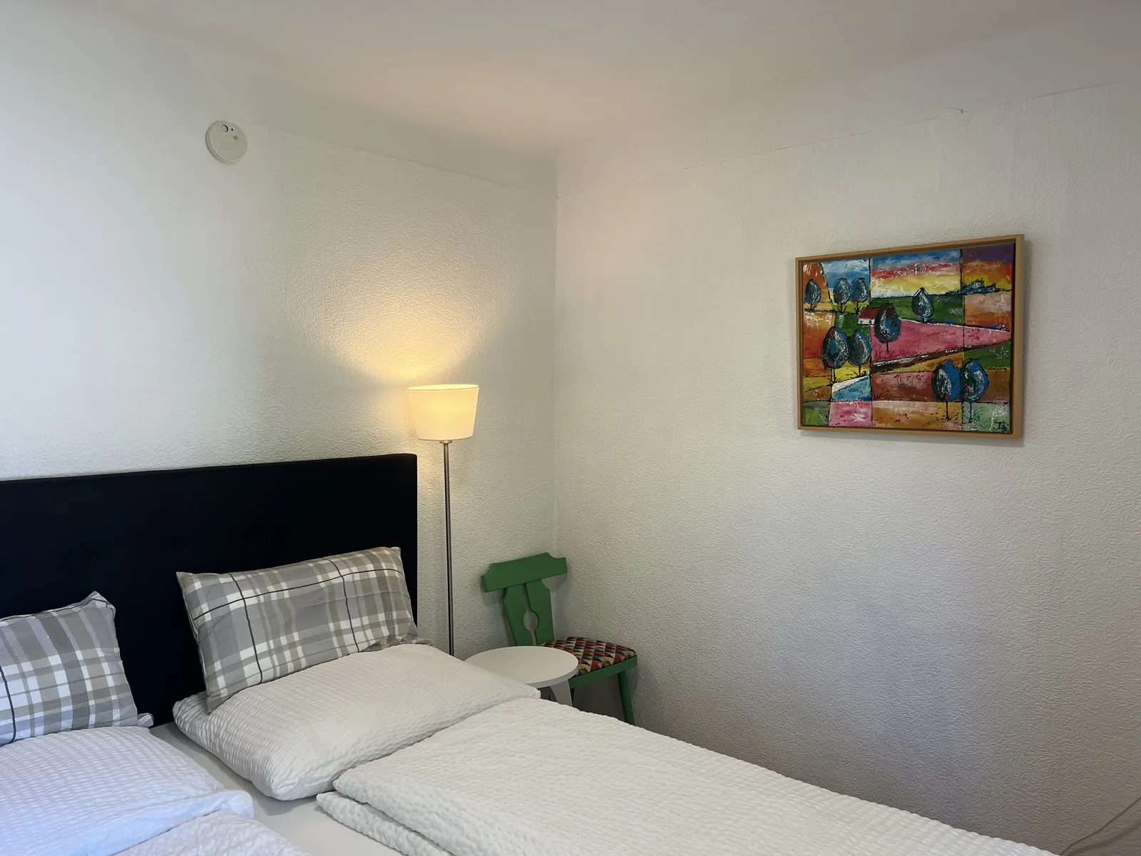 Slaapkamer met tweepersoonsbed